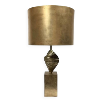 Authnetique lampe Maison Charles, en laiton et
