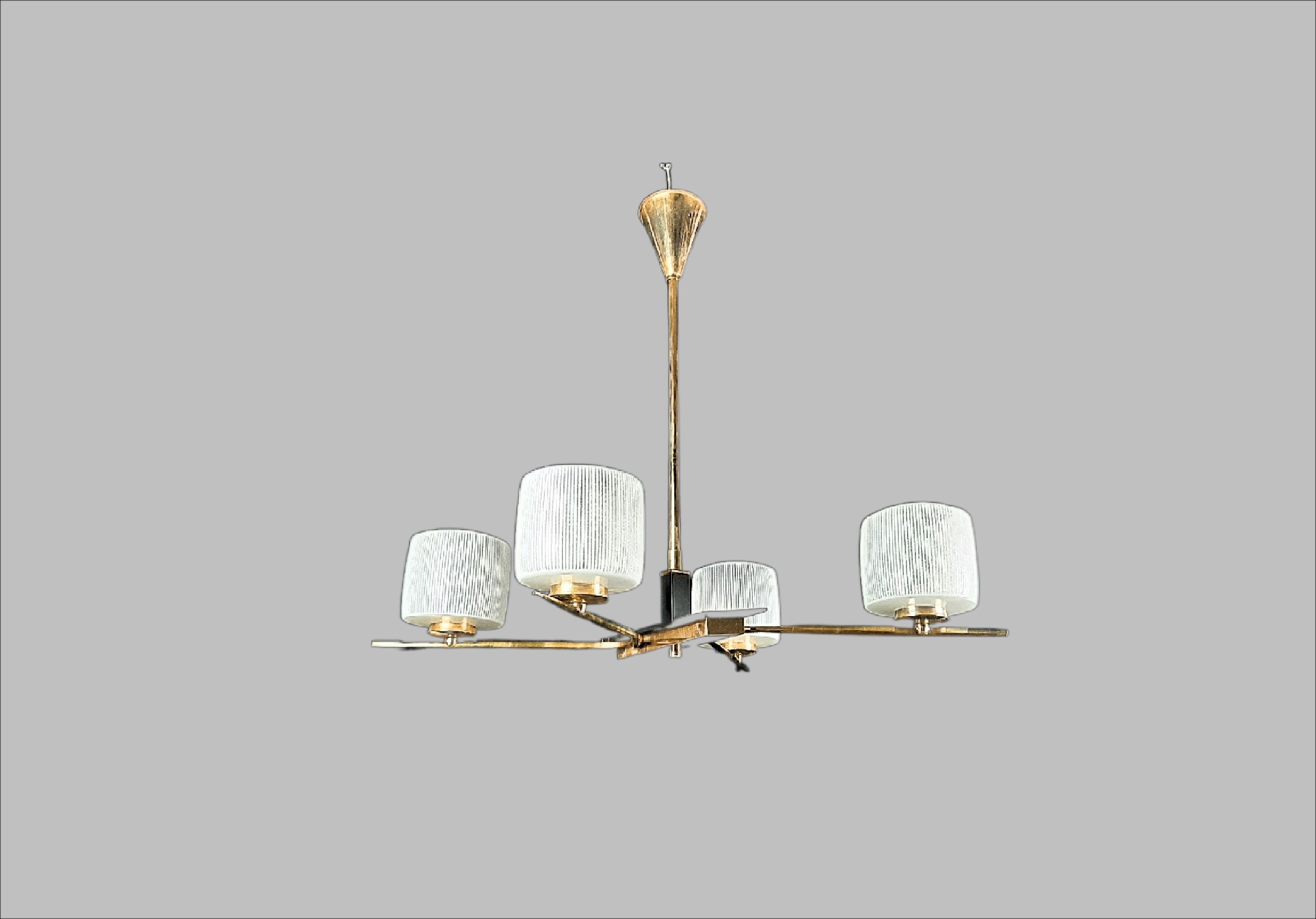 Vintage chandelier France 1960s