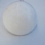 Vintage white enamelled ladle