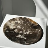 Dish in petrified wood