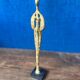 Female subject in gilded bronze, 1999 signed Claudine Berechel