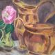 French vintage still life, signed Borde