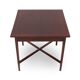 Square wooden table, 1940s.