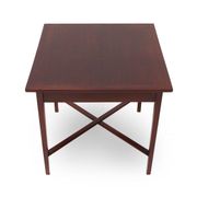 Square wooden table, 1940s.
