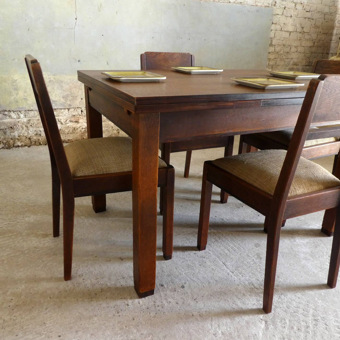 Amsterdam school dining room, Netherlands, 1930