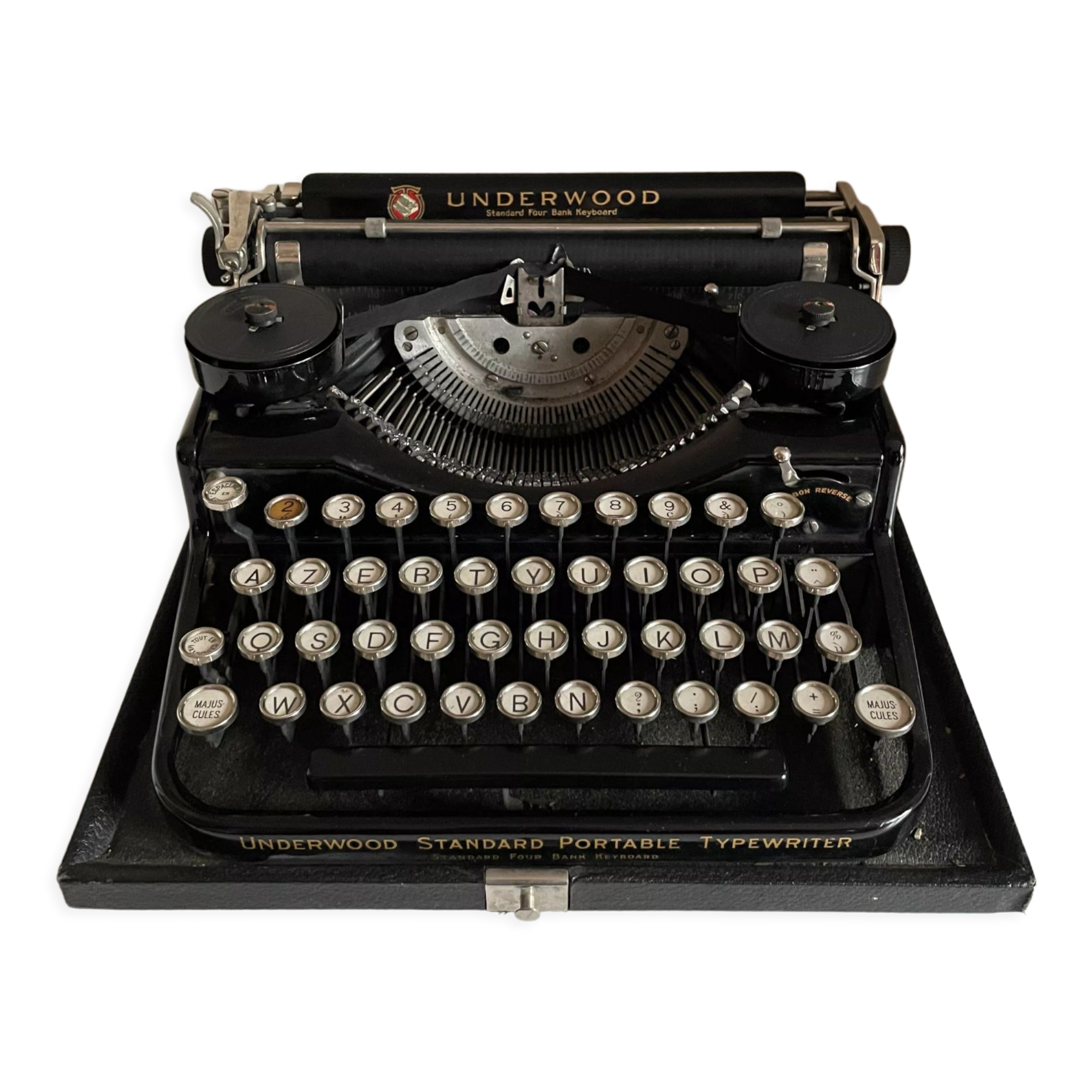 Underwood portable typewriter