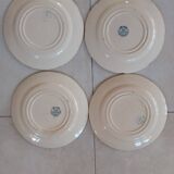 4 assiettes Vieux Rouen