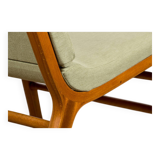 Danish 2-seater sofa in laminated beech and mahogany model AX by Peter Hvidt