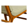 Danish 2-seater sofa in laminated beech and mahogany model AX by Peter Hvidt