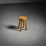 Tabouret par Charlotte Perriand pour les Arcs 1600, vers 1965