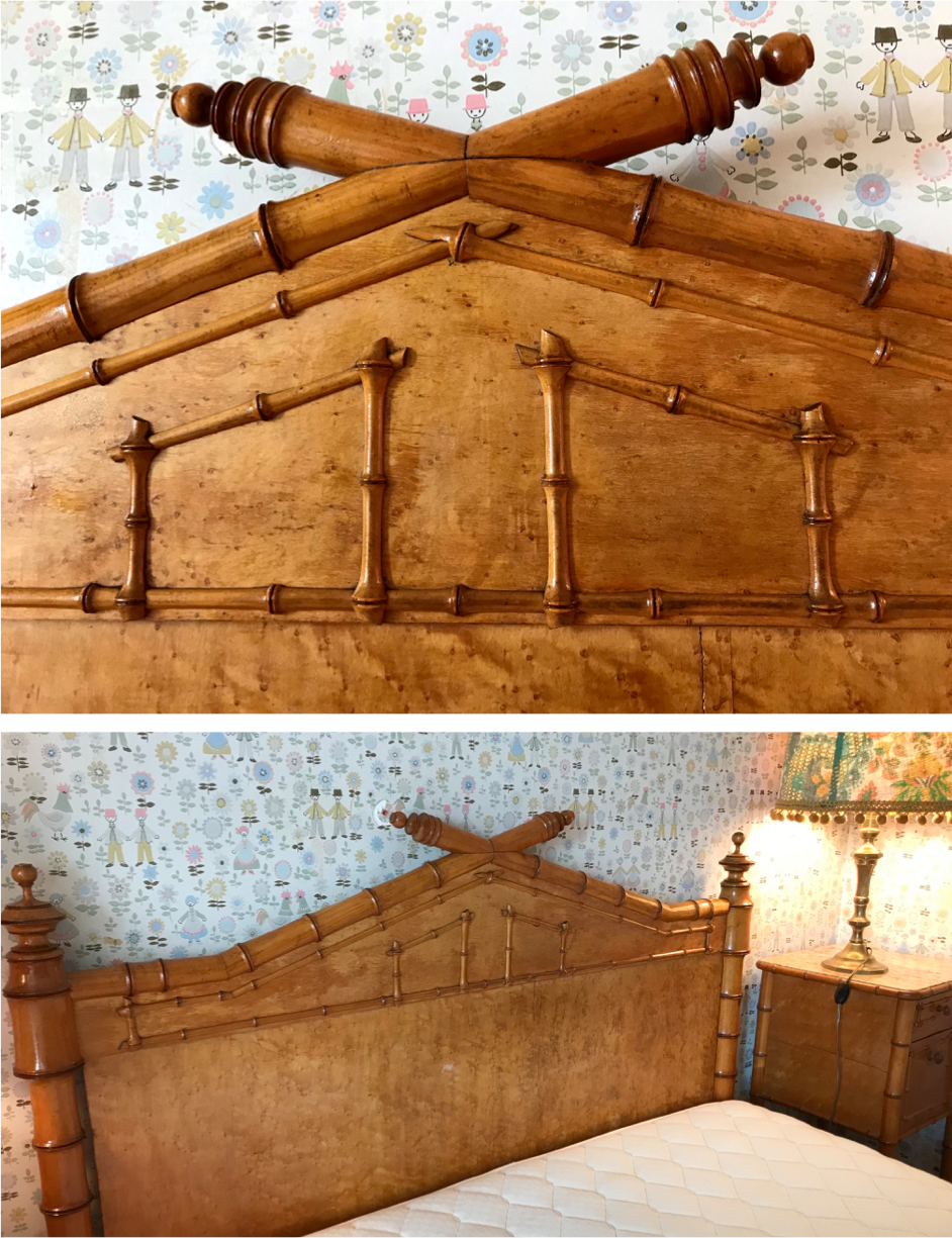 Bed bamboo collection circa 1870 Napoleon III