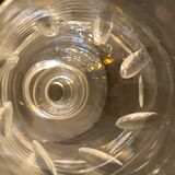 2 crystal-blown walking glasses