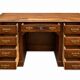 Pedestal desk in oak with a drawer unit
