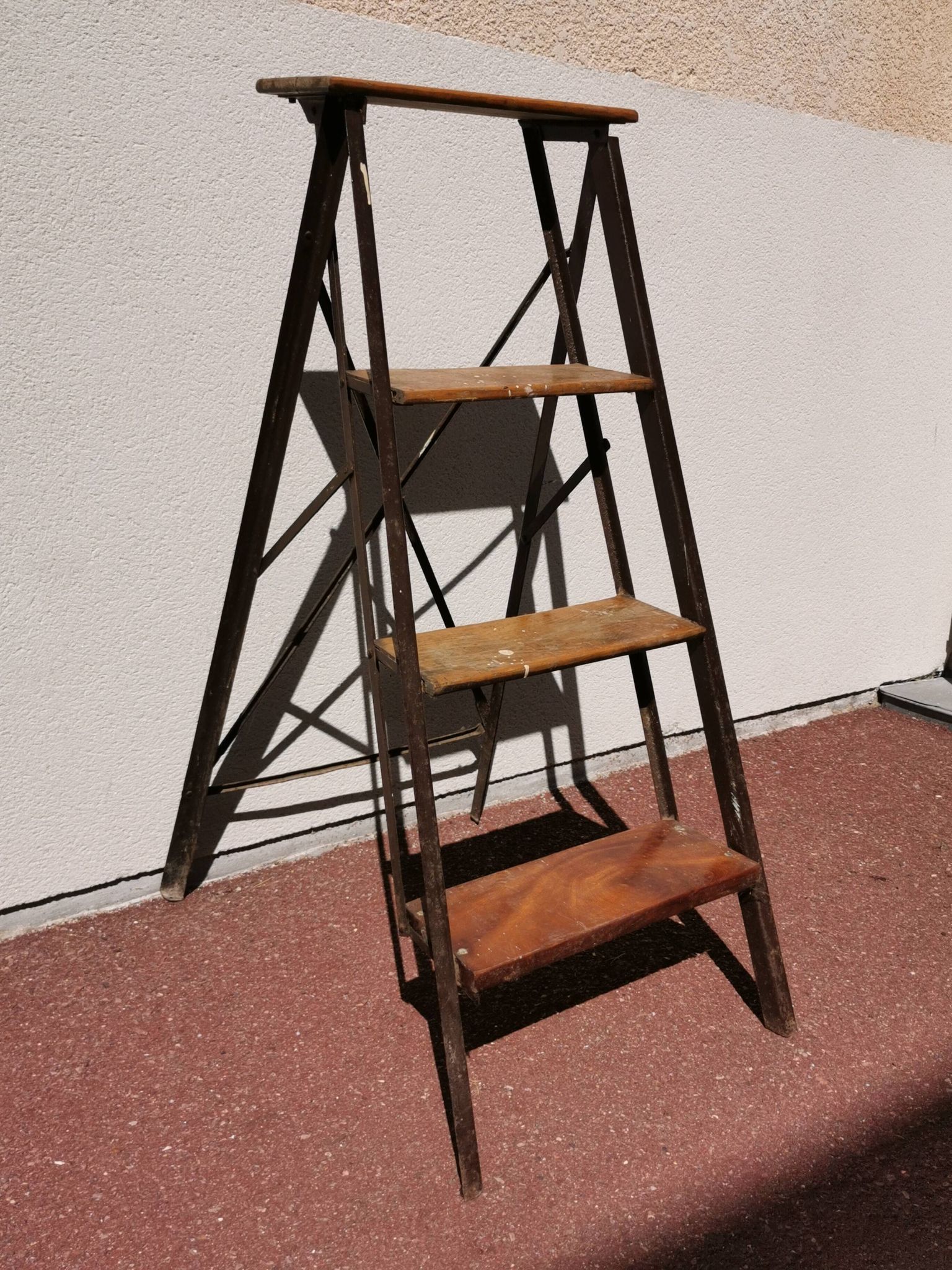 Vintage workshop stepladder