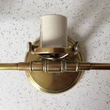 Applique en laiton : 3 lampes
