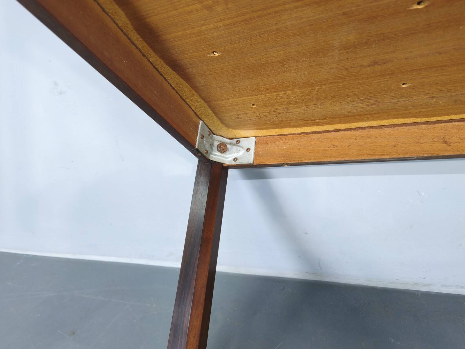 Haslev Wood and Tile Coffee Table by Otto Detlefsen, 1960s