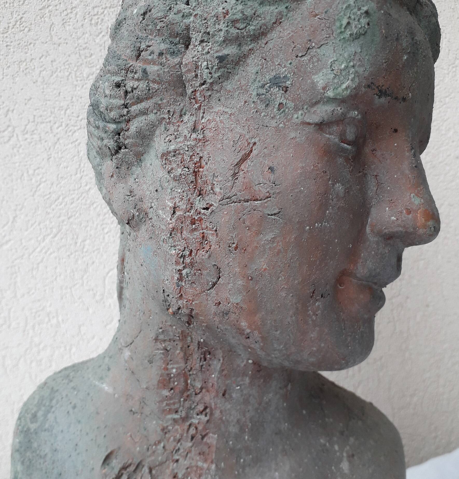 Terracotta bust