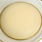 Mid Century ceiling lamp from ERCO made of expanded metal