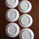 Dish & 12 dessert plates Porcelain of Paris "The Four Seasons"