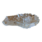 Vide poche ancien walther-glas panier de roses cristal moulé vintage