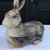Terrine lapin gris