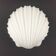 Large Vintage Opaline Glass Shell-Shaped Wall Lights from Limburg, 1970s