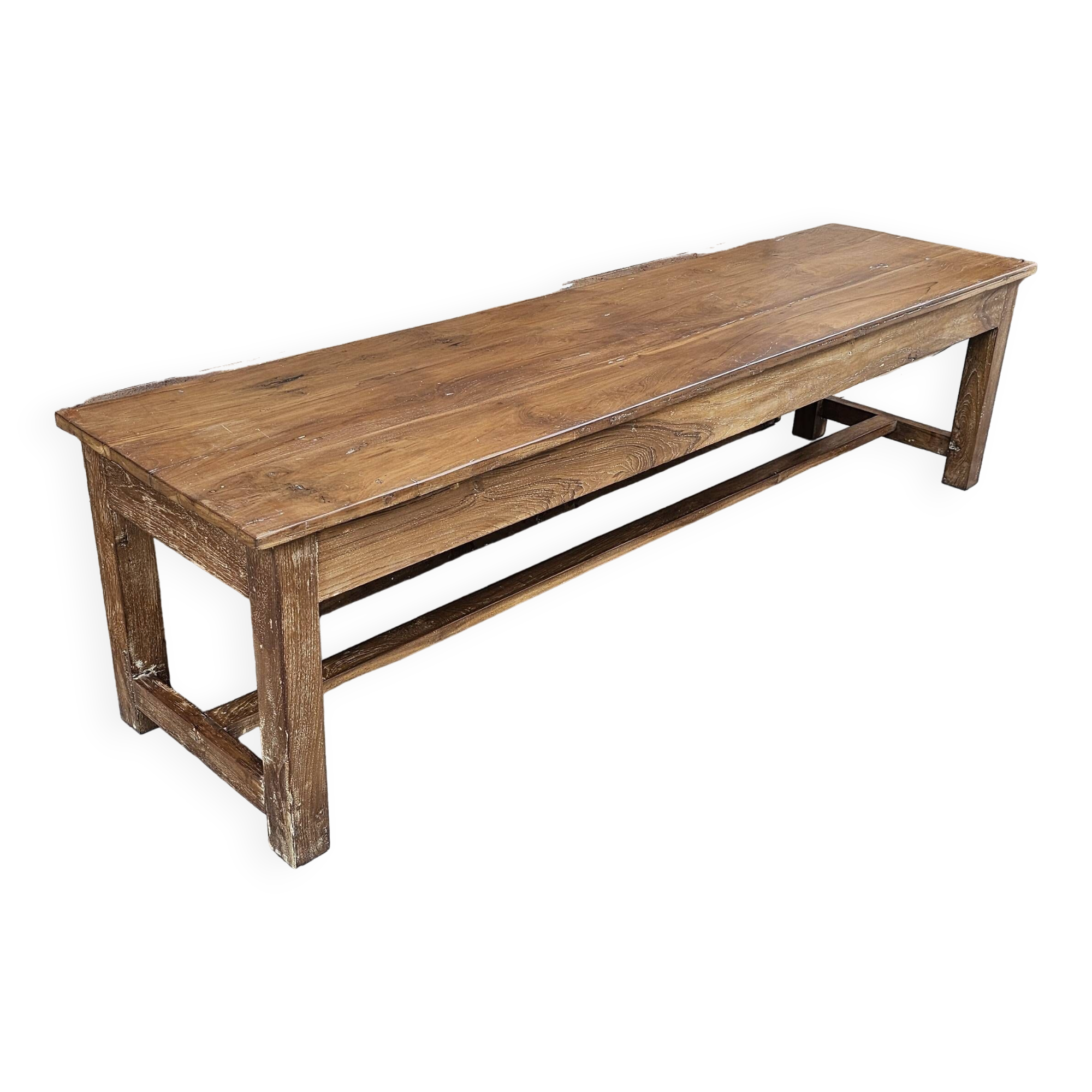 Old Burmese teak bench