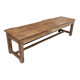 Old Burmese teak bench