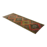 Tapis Anatolien Vintage Fait Main – Années 1950, 270x102 cm