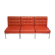 Suite of 3 vintage heaters forming a sofa