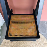 Set of 4 folding chairs caned