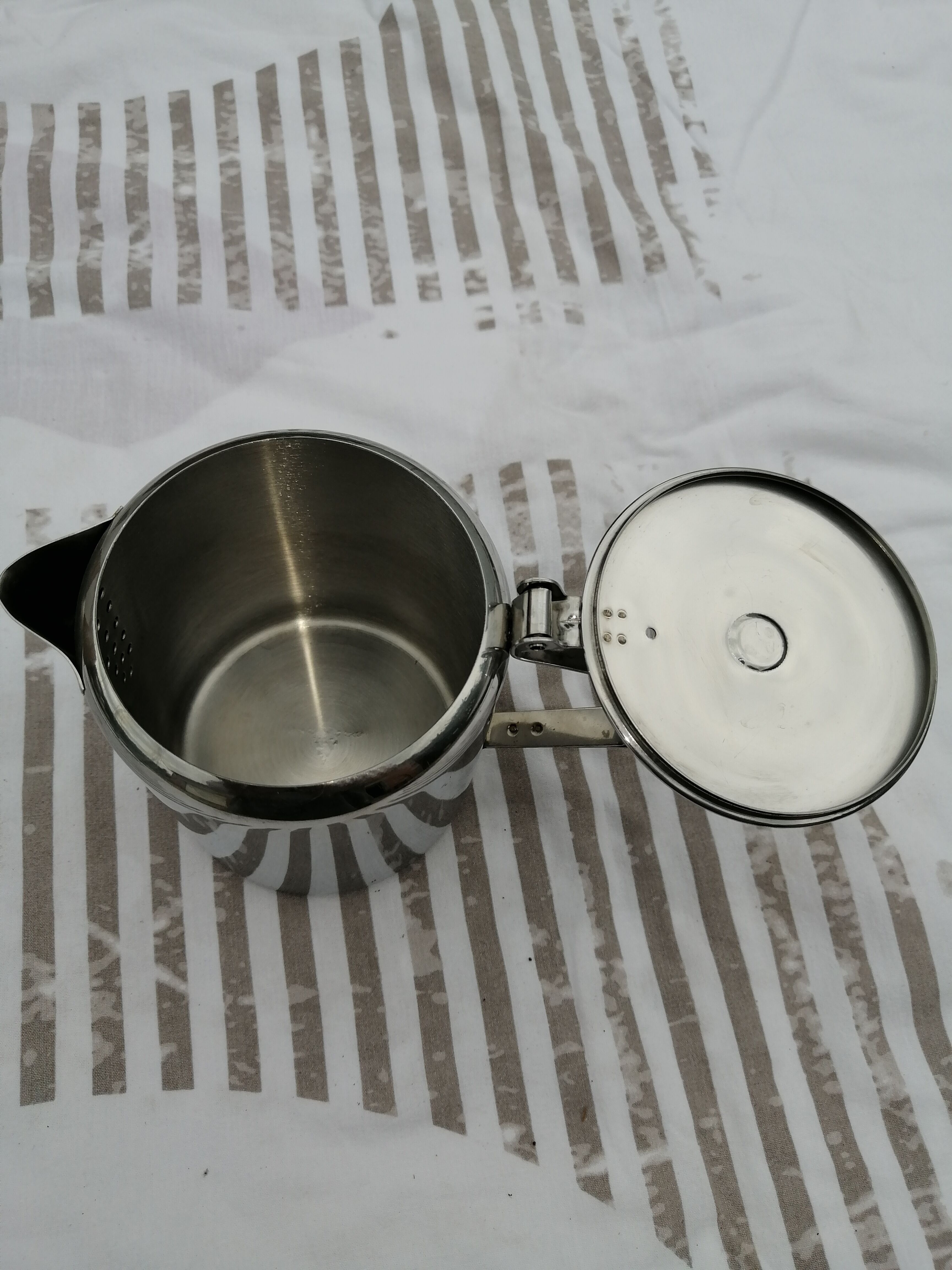 Stainless steel theiere