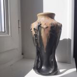 Art Deco sandstone vase by Denbac