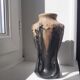 Vase en grès art déco signé Denbac