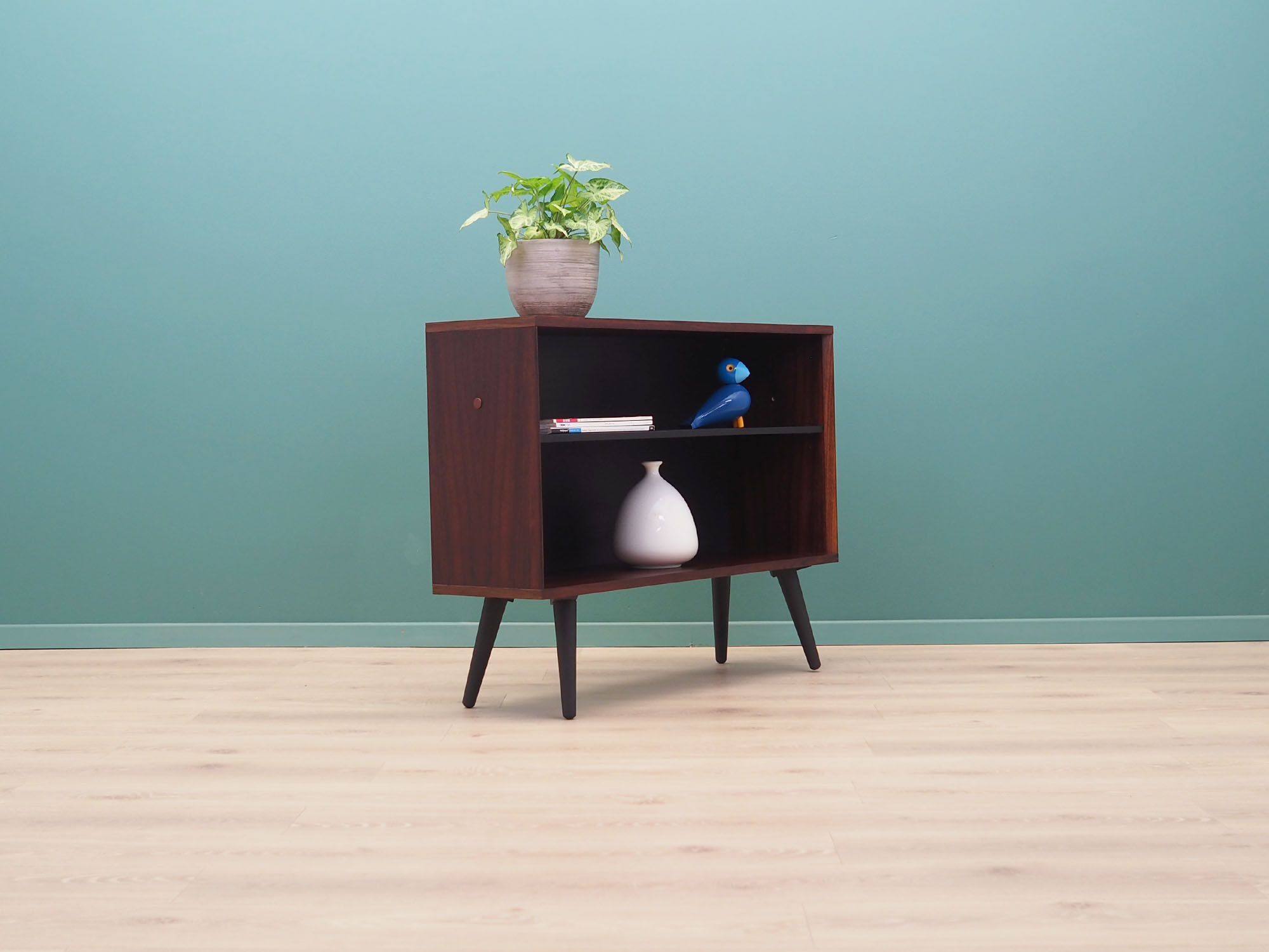 Bibliothèque en palissandre, design danois, années 60, fabriquée au Danemark