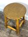 Rattan and cane stool, seaside spirit, mid-20th century.