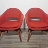 Shell armchairs by Miroslav Navratil