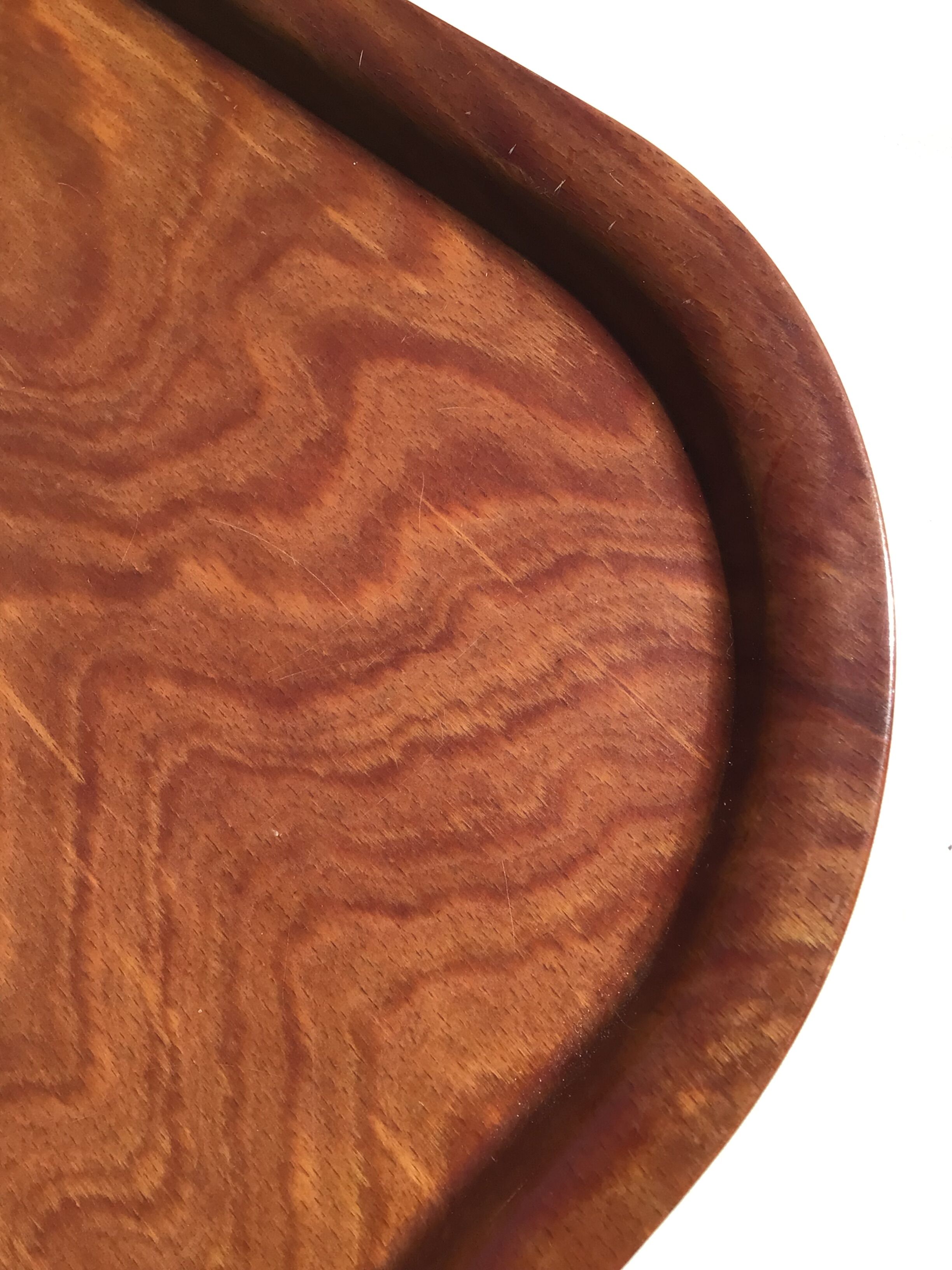 XL tray rounded compressed wood