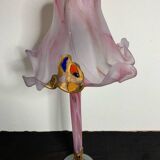 Marchand Paris glass paste lamp, Art Nouveau