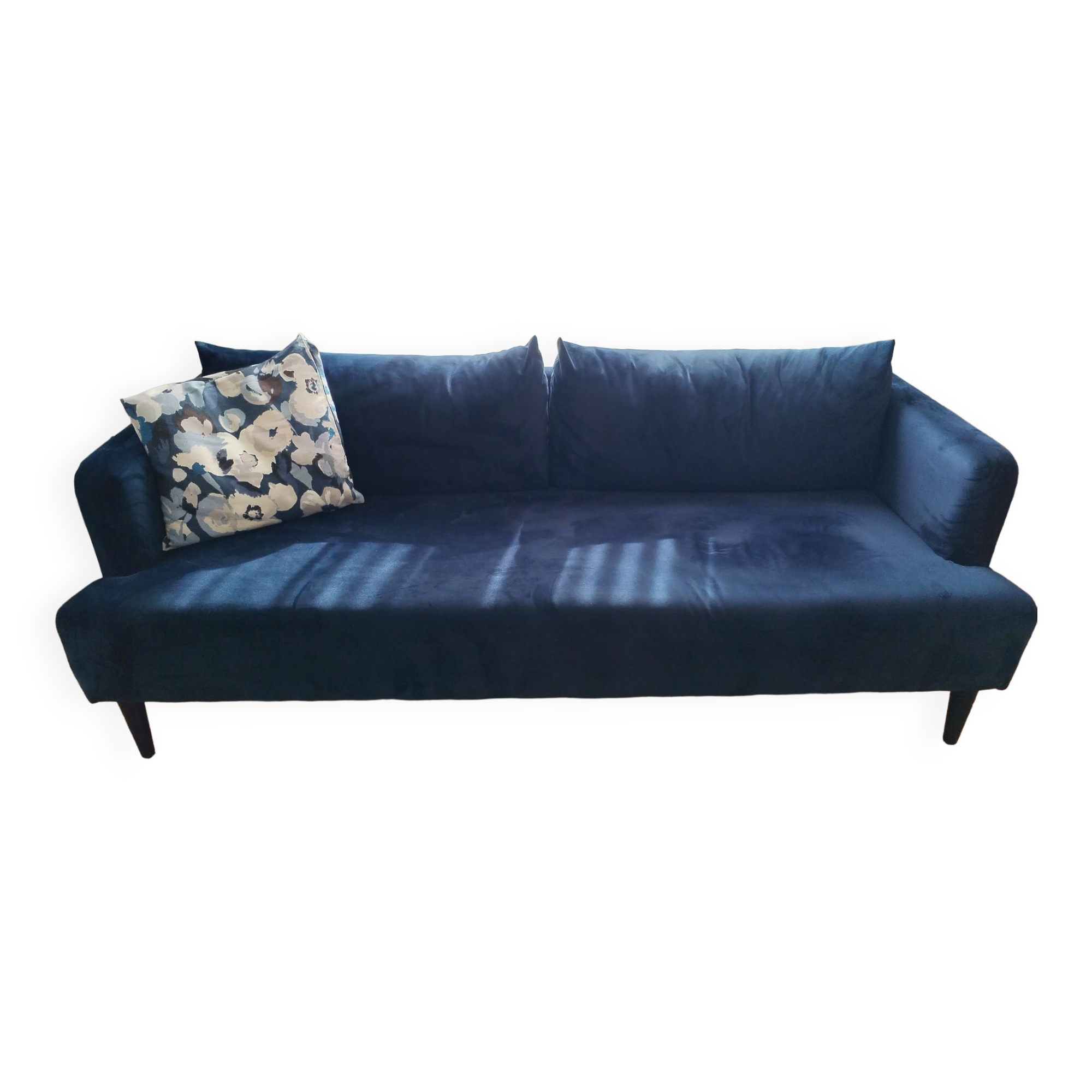 Blue sofa royal velvet, Maison du monde