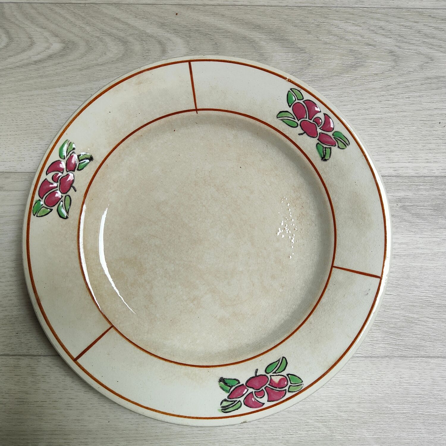 Set of 6 iron earth plates