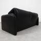 Cassina Maralunga 2,5 places - cuir noir
