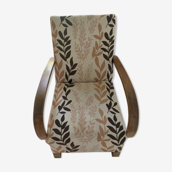 Art Deco fabric armchair