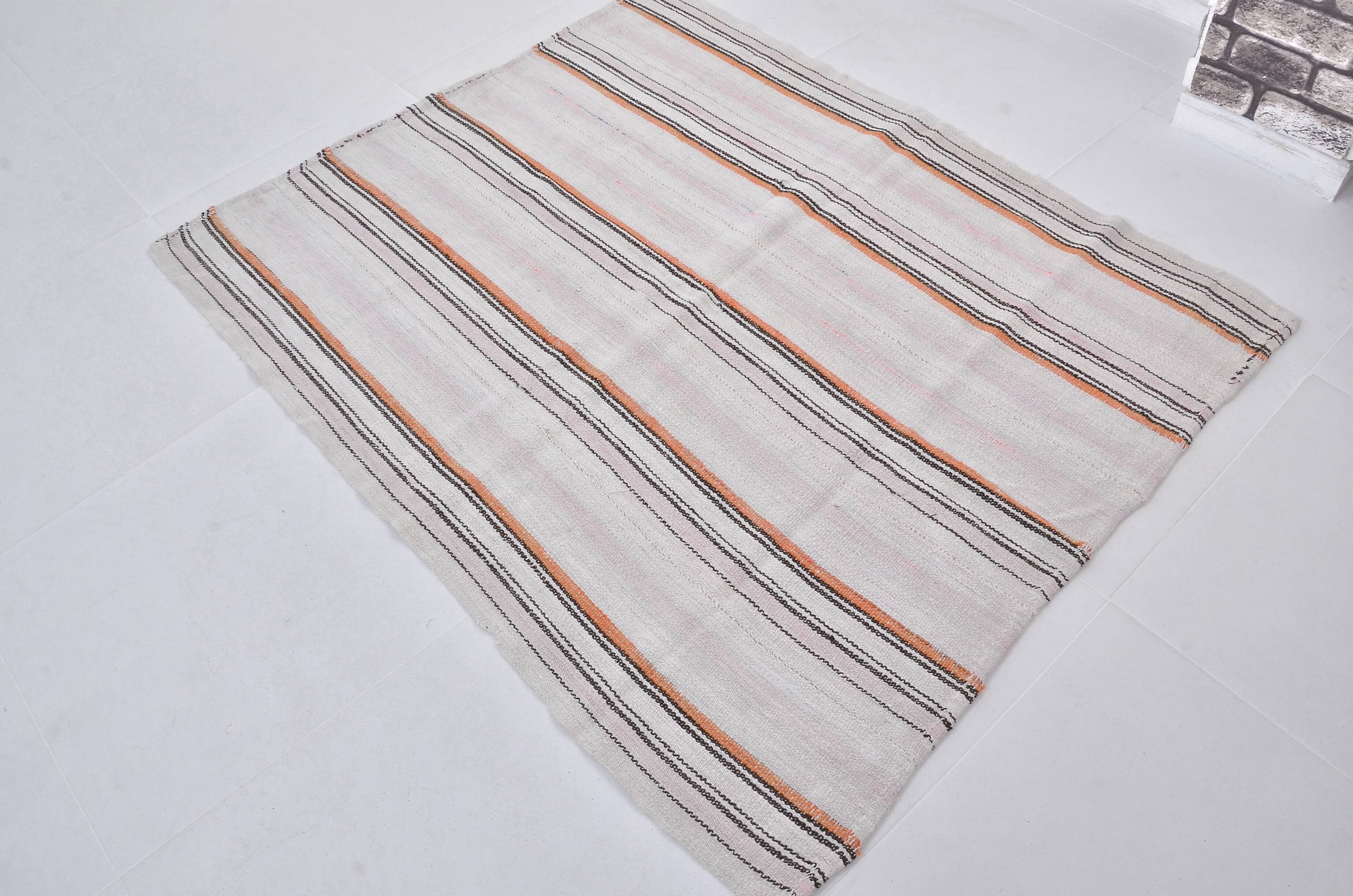 Stripe Anatolian Oushak Kilim Rug sku 3660