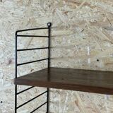 60s 70s oak string shelf module by Kajsa & Nils "Nisse" Strinning Sweden