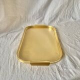 Vintage Carefree Gold Anodized Aluminum Tray - Made in England