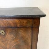 19th century mahogany and mahogany veneer secretary
