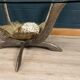 Rare 20thc french dining table by jacques duval brasseur, france c.1970