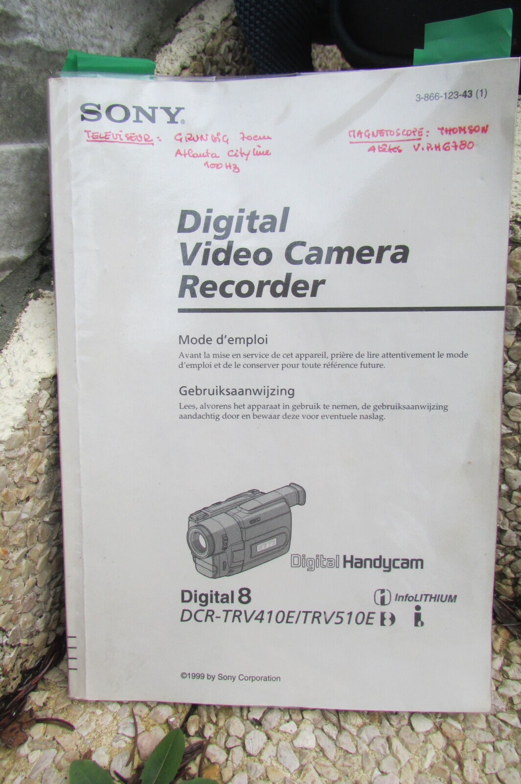 Camescope Sony dcr-trv410e pal digital 8