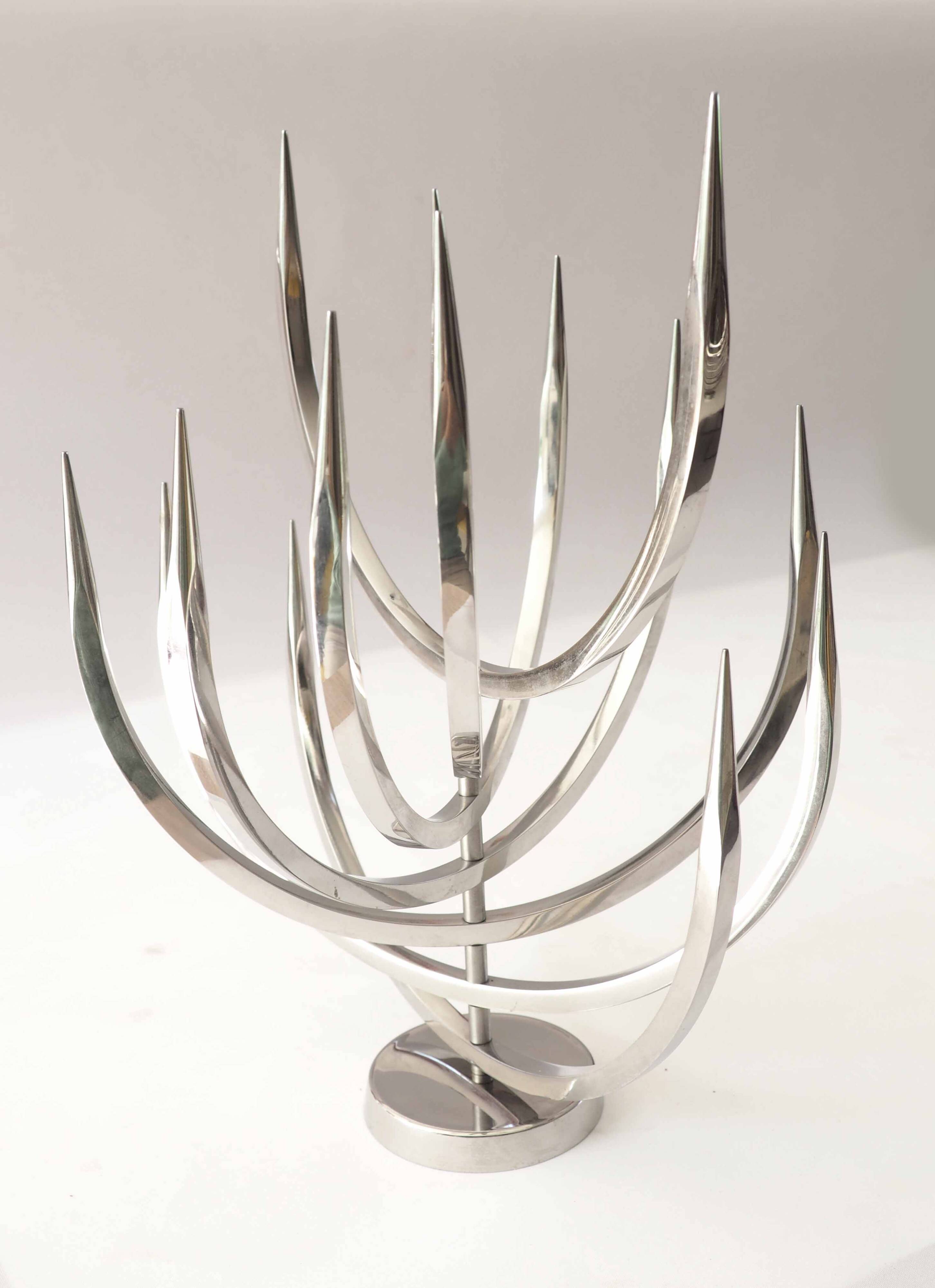 Pair of X Feal candlesticks